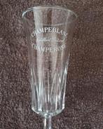 4 champagne flutes Champerose, met geslepen ribben, Antiek en Kunst, Antiek | Glas en Kristal, Ophalen of Verzenden