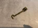 Deurhaak messing 10,5 cm lang, Ophalen of Verzenden, Nieuw
