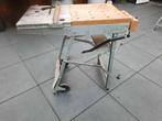 Inklapbare zaagtafel/werkbank, Ophalen, Gebruikt, 70 tot 120 cm, Bankschroef