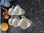 Jet ter Steege mokken Jack Russell 5 stuks, Huis en Inrichting, Keuken | Servies, Ophalen of Verzenden, Zo goed als nieuw, Overige stijlen