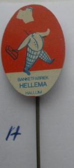 Pin - Hellema - Hallum, Verzamelen, Ophalen, Zo goed als nieuw, Merk, Speldje of Pin