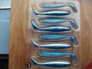 8 stuks Ron Thompson Slim Paddle Tail / roofvis shads  beschikbaar voor biedingen