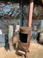 Houtkachel en kachelpijpen, Tuin en Terras, Ophalen, Gebruikt