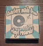 Coasters made from vinyl records, Ophalen of Verzenden, Zo goed als nieuw, Glas of Kopje