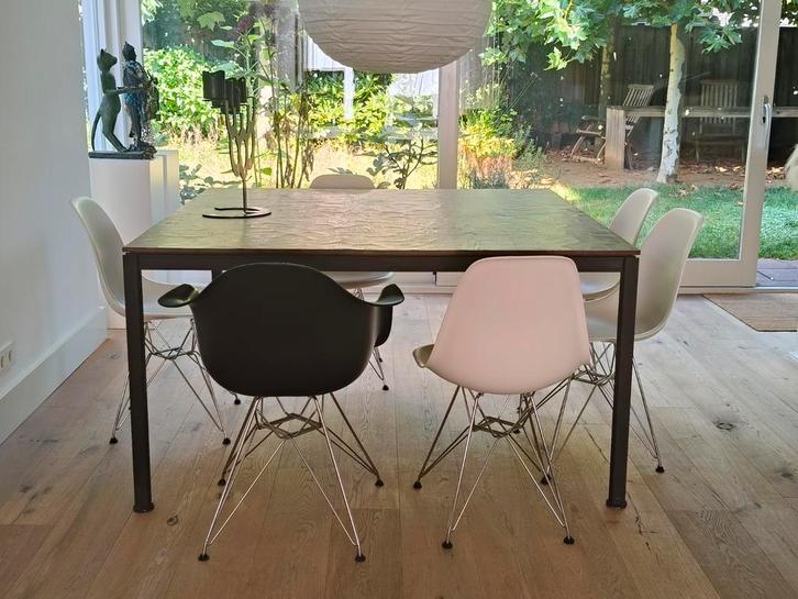 Roderick Vos Hightide Eettafel industrieel, Huis en Inrichting, Tafels | Eettafels, Gebruikt, 100 tot 150 cm, 100 tot 150 cm, Vier personen