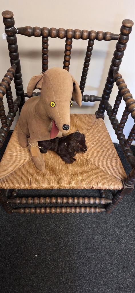 Nederlandse knobbelstoel of bobbin chair, 1e helft 20e eeuw, Antiek en Kunst, Antiek | Meubels | Stoelen en Banken, Ophalen