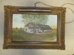 Schilderij van een boerderij St. Anthonis-Schilderij MG auto, Schilderij, Zo goed als nieuw, Ophalen