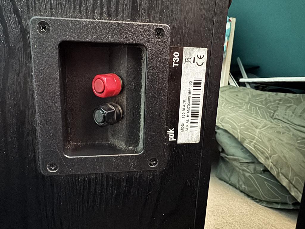 Centre speaker - Polk T30 1X, Zo goed als nieuw, 60 tot 120 watt, Center speaker, Ophalen