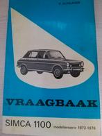 Vraagbaak simca 1100 1972 1976 óók snelle TI izgst, Auto diversen, Ophalen of Verzenden