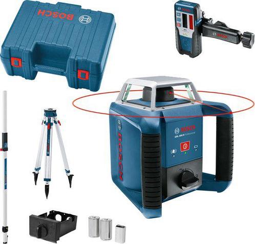 Te huur | Bosch Professional GRL 400 H | rotatie laser, Doe-het-zelf en Verbouw, Meetapparatuur, Ophalen of Verzenden