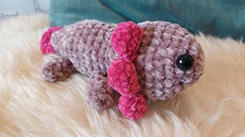 Schoenkadootje! Nieuwe gehaakte Axolotl knuffel 20 cm
 beschikbaar voor biedingen