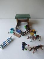 playmobil paardenstal met 2 paarden, Ophalen of Verzenden, Gebruikt, Los playmobil