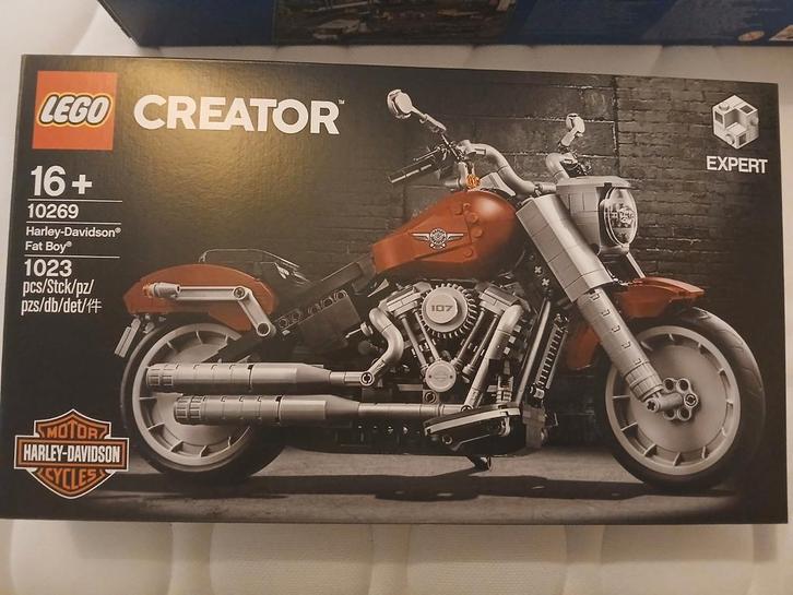 Lego 10269 - Harley Davidson Fat Boy NIEUW, Kinderen en Baby's, Speelgoed | Duplo en Lego, Nieuw, Ophalen