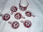 A220 Augusta Deruta Italy royal court decor houder 6 schalen, Ophalen of Verzenden