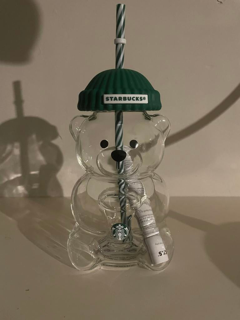Starbucks Bearista Glas met Groene Muts, Verzenden, Nieuw