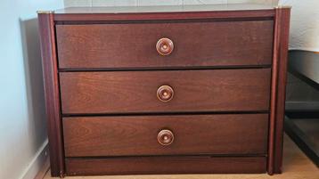 2x Nachtkastje Bruin Retro/Vintage (Ophalen in Reusel) beschikbaar voor biedingen
