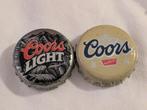 Coors Light en Banquet Kroonkurken, Ophalen of Verzenden, Gebruikt, Flesje(s), Overige merken