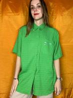 Vintage groene blouse - korte mouwen - rits 90s 40/L/large, Kleding | Dames, Blouses en Tunieken, Groen, Gedragen, Maat 38/40 (M)