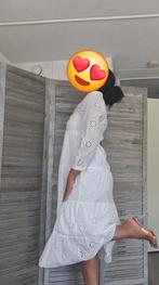 Zara witte lange jurk, Ophalen of Verzenden, Zo goed als nieuw, Maat 34 (XS) of kleiner, Onder de knie