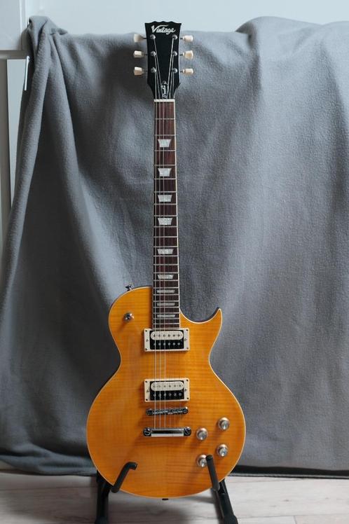 Vintage V100 Paradise/ Slash, pickups upgrade, Muziek en Instrumenten, Snaarinstrumenten | Gitaren | Elektrisch, Zo goed als nieuw