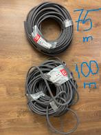Flexibele buis 16mm met 3x2,5 mm2 VD-draad (75 m en 100 m), Ophalen of Verzenden, Zo goed als nieuw, Kabel of Snoer