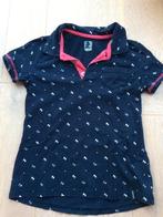 Leuke zomerse polo met paarden Fouganza - decathlon 134/140, Kinderen en Baby's, Kinderkleding | Maat 134, Gebruikt, Meisje, Ophalen of Verzenden