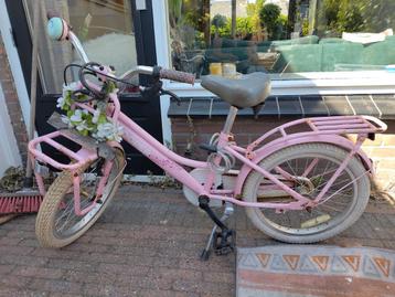 Roze Cooper fietsje 18 inch  beschikbaar voor biedingen