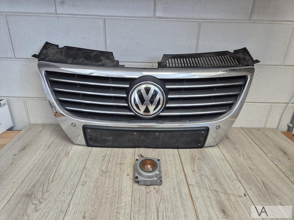 VW Passat 3c 2005 - 2010 grille + sensoren en ACC radar logo, Ophalen of Verzenden, Gebruikt, Volkswagen