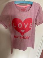 TOM DU PRINTED TSHIRT, MAAT: 152/158, Kinderen en Baby's, Kinderkleding | Maat 152, Meisje, Ophalen of Verzenden, Zo goed als nieuw
