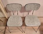 Twee Formica stoelen, Huis en Inrichting, Stoelen, Ophalen, Zo goed als nieuw, Twee