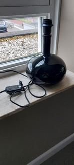 Zwarte design lamp, Ophalen of Verzenden, Zo goed als nieuw, Glas, Minder dan 50 cm