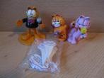 Garfield kunststof taarttoppers 2 poppetjes en tekstversier, Verzamelen, Nieuw, Garfield, Ophalen of Verzenden