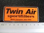 sticker twin air sportfilters world champions since 1972, Merk, Zo goed als nieuw, Verzenden