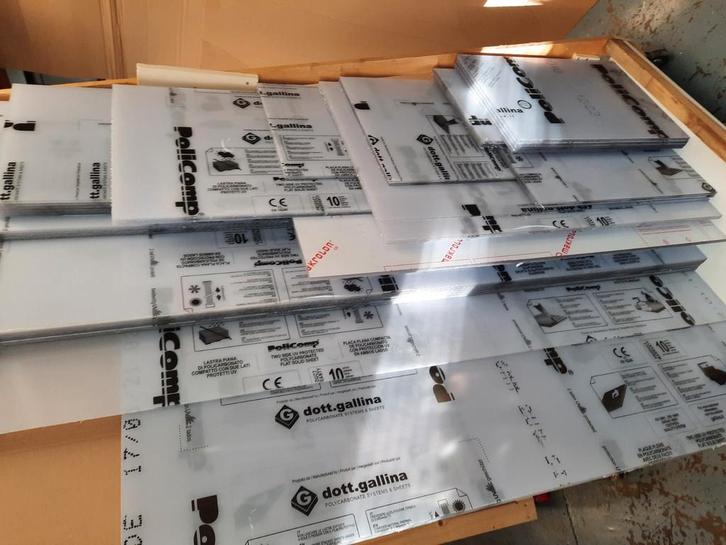 Polycarbonaat/Lexan platen glashelder div. maten en diktes, Doe-het-zelf en Verbouw, Platen en Panelen, Ophalen of Verzenden