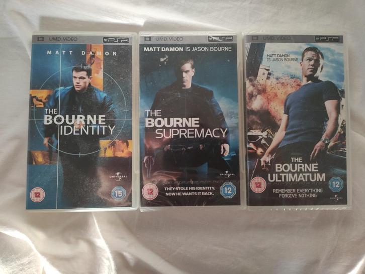 The Bourne 1, 2 and 3 box [UMD for PSP], Spelcomputers en Games, Games | Sony PlayStation Portable, Zo goed als nieuw, Overige genres