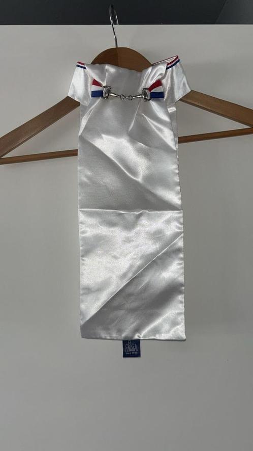 Mooie plastron met bitje, Dieren en Toebehoren, Paardrijkleding, Zo goed als nieuw, Bovenkleding, Dressuur, Ophalen of Verzenden