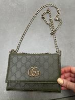 GUCCI OLIJF GROEN GOUD KLEUR HARDWARE CROSS BODY SCHOUDERTAS, Sieraden, Tassen en Uiterlijk, Tassen | Damestassen, Ophalen of Verzenden