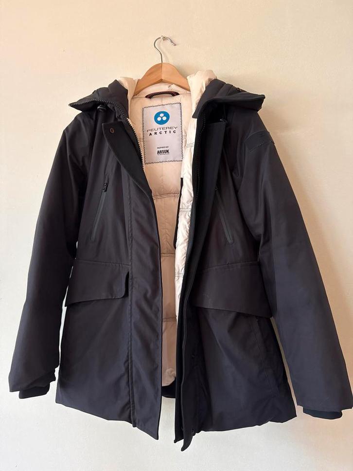 Peuterey Arctic winterjas maat S - Zwart, Kleding | Dames, Jassen | Winter, Zo goed als nieuw, Zwart, Ophalen of Verzenden