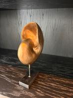 Decoratie goudkleurige schelp, Huis en Inrichting, Ophalen, Zo goed als nieuw