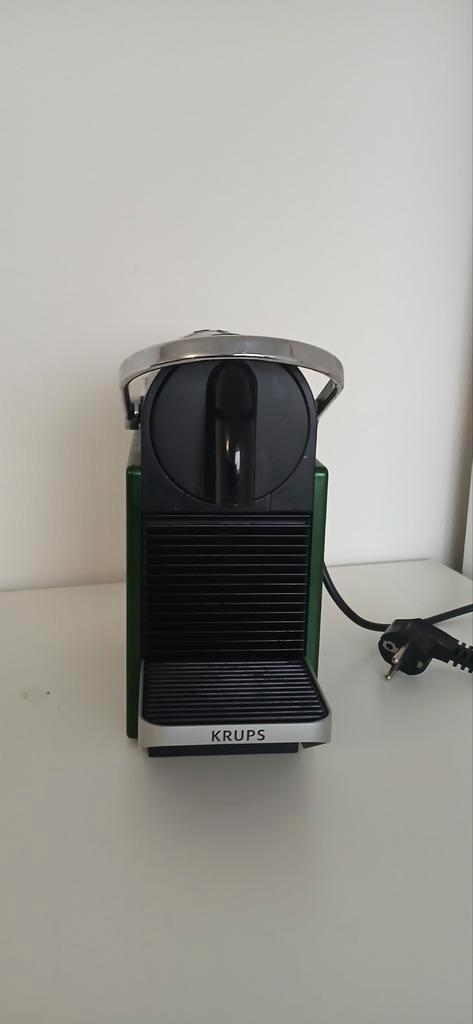 Krups Nespresso Pixie XN3063 – Donkergroen – Zo goed als nie, Witgoed en Apparatuur, Koffiezetapparaten, Zo goed als nieuw, Espresso apparaat
