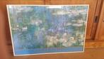 Poster in glas ""Claude Monet - Water Lilies", Ophalen, Met lijst, Rechthoekig Liggend, Zo goed als nieuw