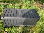 Tuin opberg box zwart, Ophalen, Gebruikt