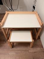 Flisat kinderbureau en bank verstelbaar, Ophalen, Gebruikt, Tafel(s) en Stoel(en)