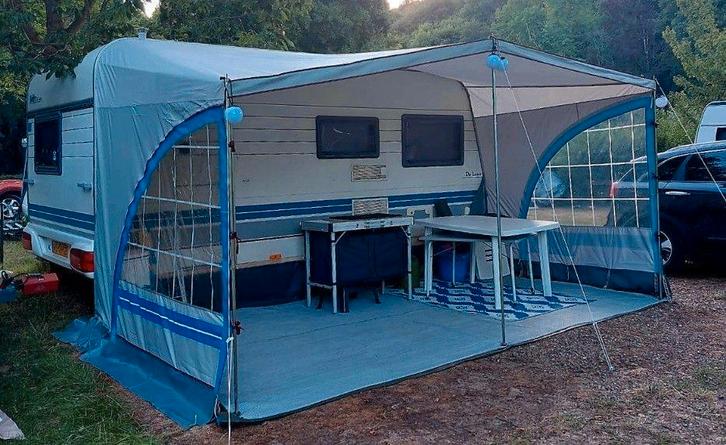 Te koop: Originele luifel voor Hobby 440, Caravans en Kamperen, Tentaccessoires, Zo goed als nieuw, Ophalen