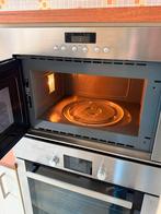 Pelgrim RVS inbouw magnetron, Witgoed en Apparatuur, Magnetrons, Ophalen, Zo goed als nieuw, Inbouw