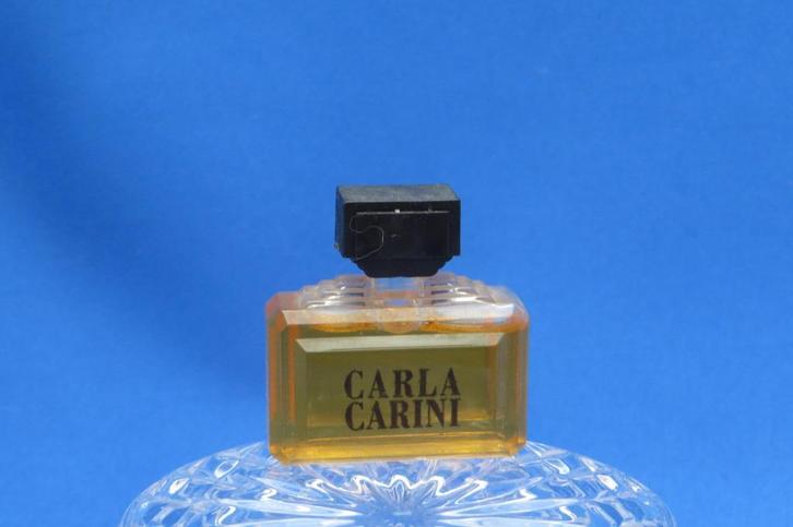 Mini - CARINI - Carla Carini - 5ml - edt - 3,6cm, Verzamelen, Parfumverzamelingen, Gebruikt, Miniatuur, Gevuld, Ophalen of Verzenden
