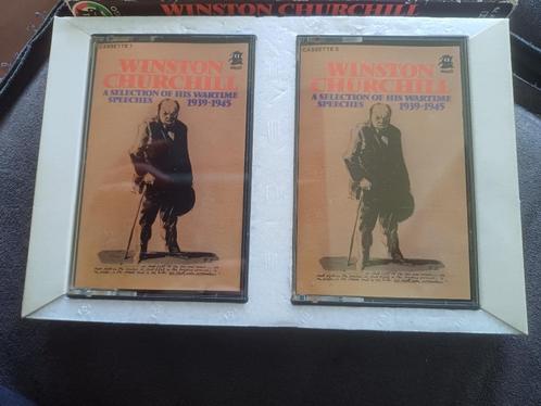 Cassettes speeches Winston Churchill, Boeken, Oorlog en Militair, Zo goed als nieuw, Landmacht, Tweede Wereldoorlog, Ophalen of Verzenden