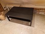Zwarte Lack salontafel van Ikea, Rechthoekig, Ophalen