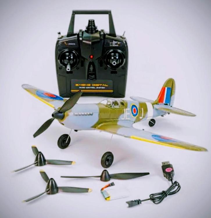 Volantex Spitfire 400mm vliegtuig RTF, Hobby en Vrije tijd, Modelbouw | Radiografisch | Vliegtuigen, Nieuw, Ophalen of Verzenden