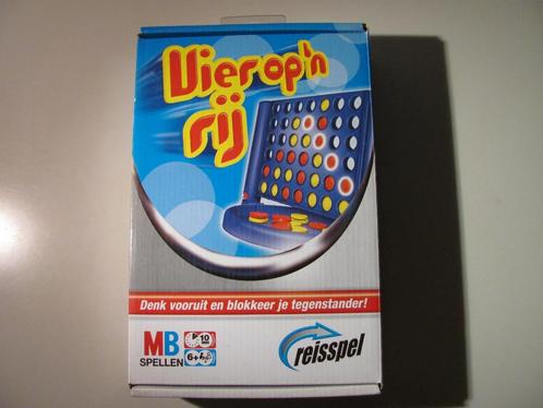 Vier op een rij ~ Reis Spel, Hobby en Vrije tijd, Gezelschapsspellen | Bordspellen, Zo goed als nieuw, Een of twee spelers, Reisspel